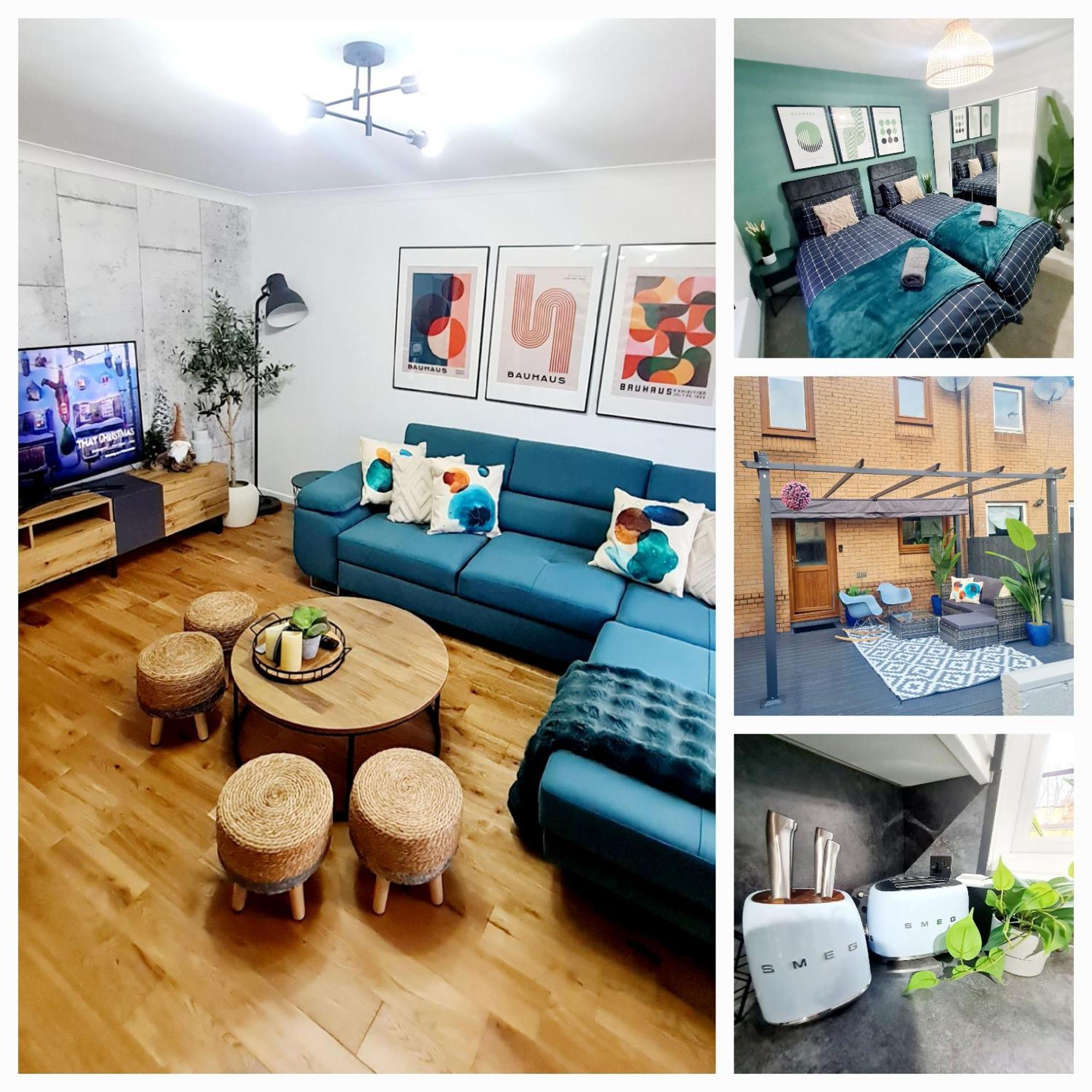 グラスゴーBright 3Br Walking Distance To Town - Free Parkingアパートメント エクステリア 写真